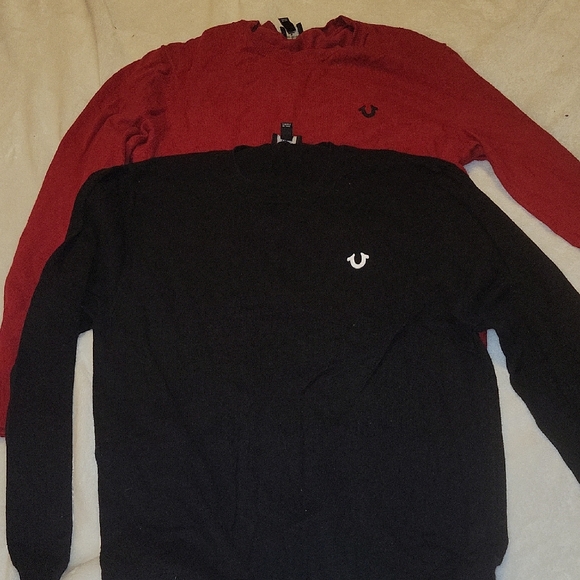 True Religion Other - Bundle Of 2 True Religion Red and Black Men Sweaters